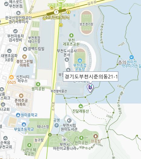 가는 방법 약도