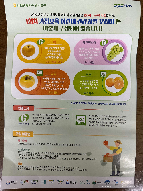 경기도과일지원사업