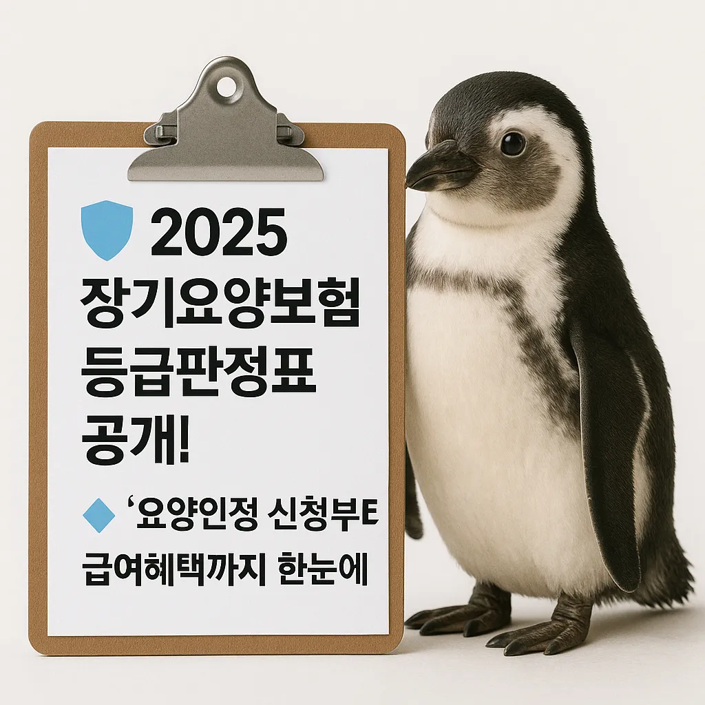 2025 장기요양보험 등급판정, 수급자격, 신청방법, 국민건강보험공단 공식 안내