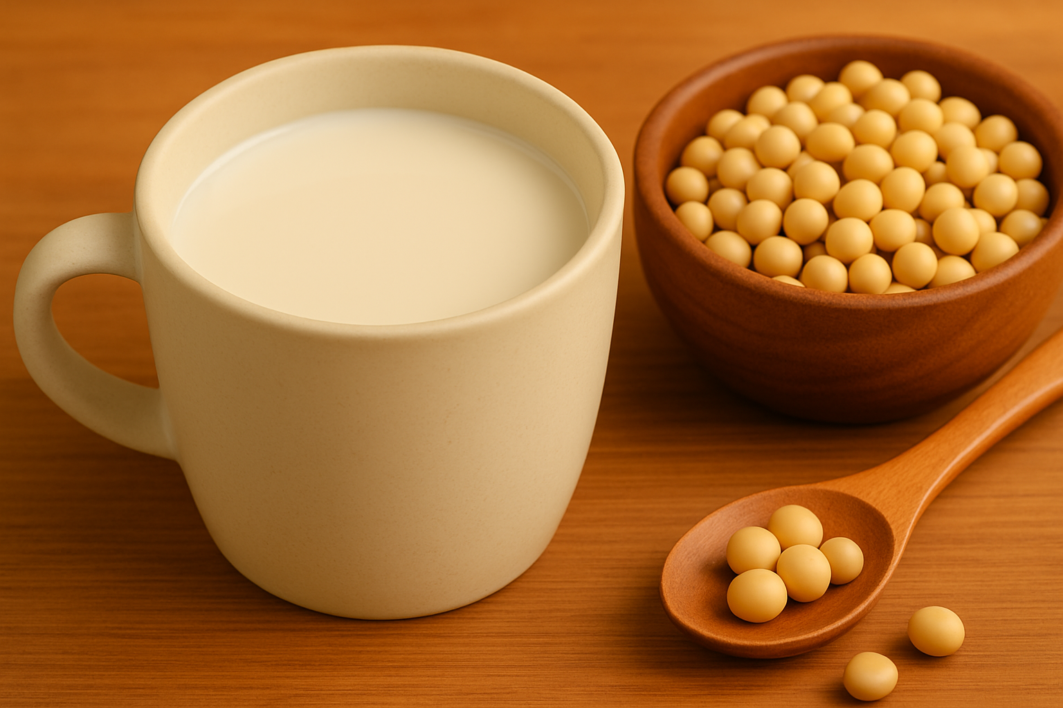 두유 먹기 - 사진