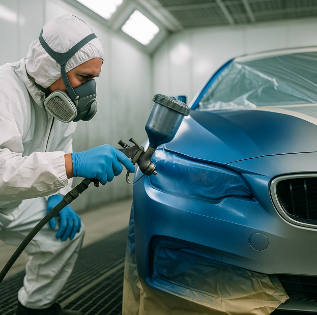 자동차 도색 사진