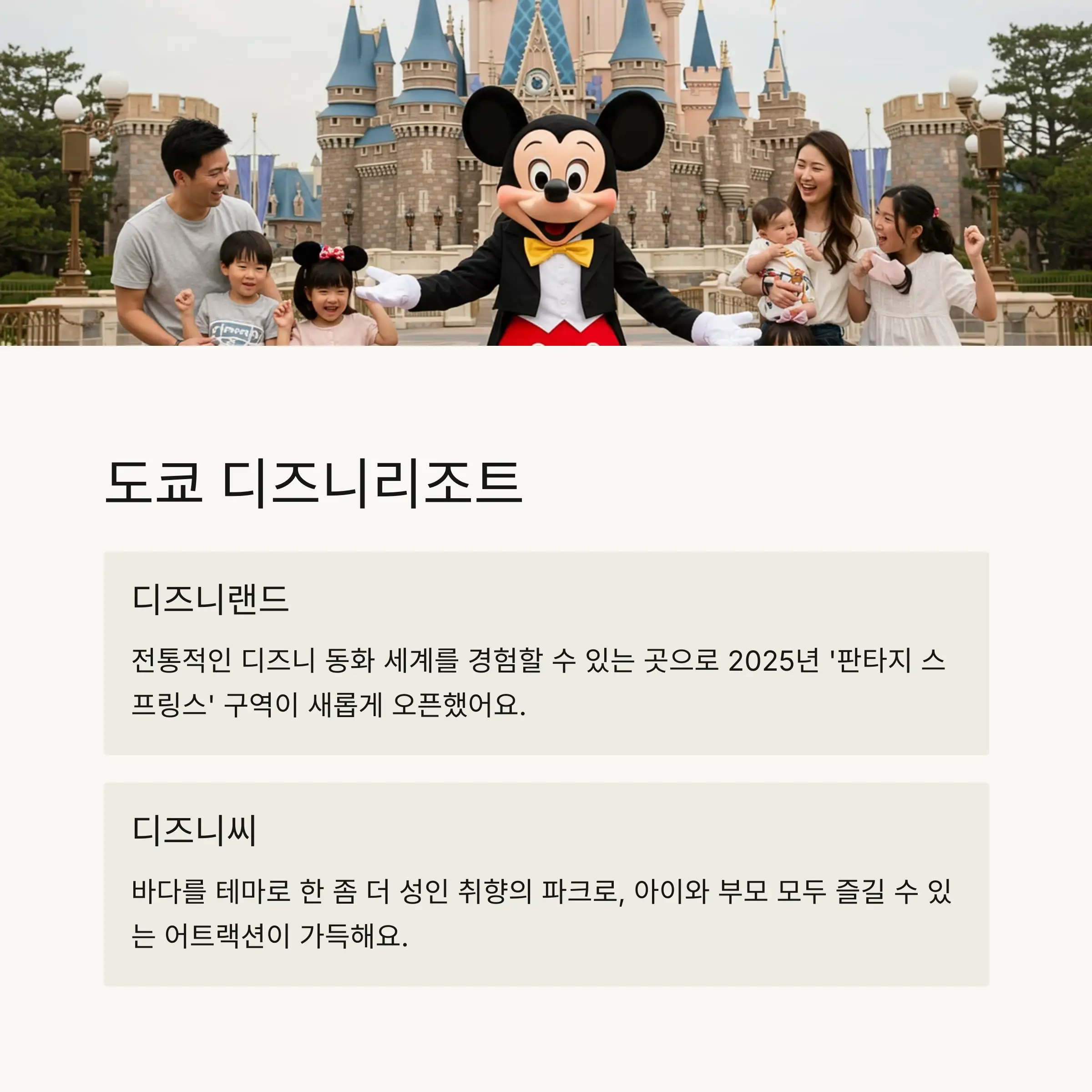 🇯🇵 일본 가족여행의 매력