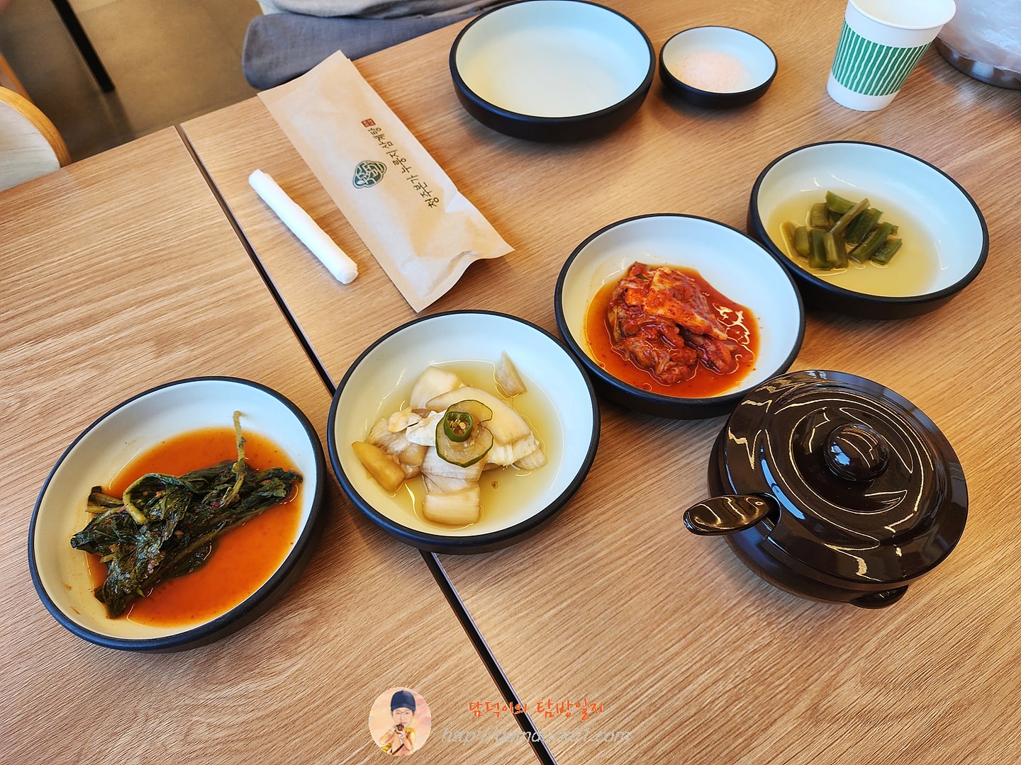 청주본가누룽지삼계탕 반찬