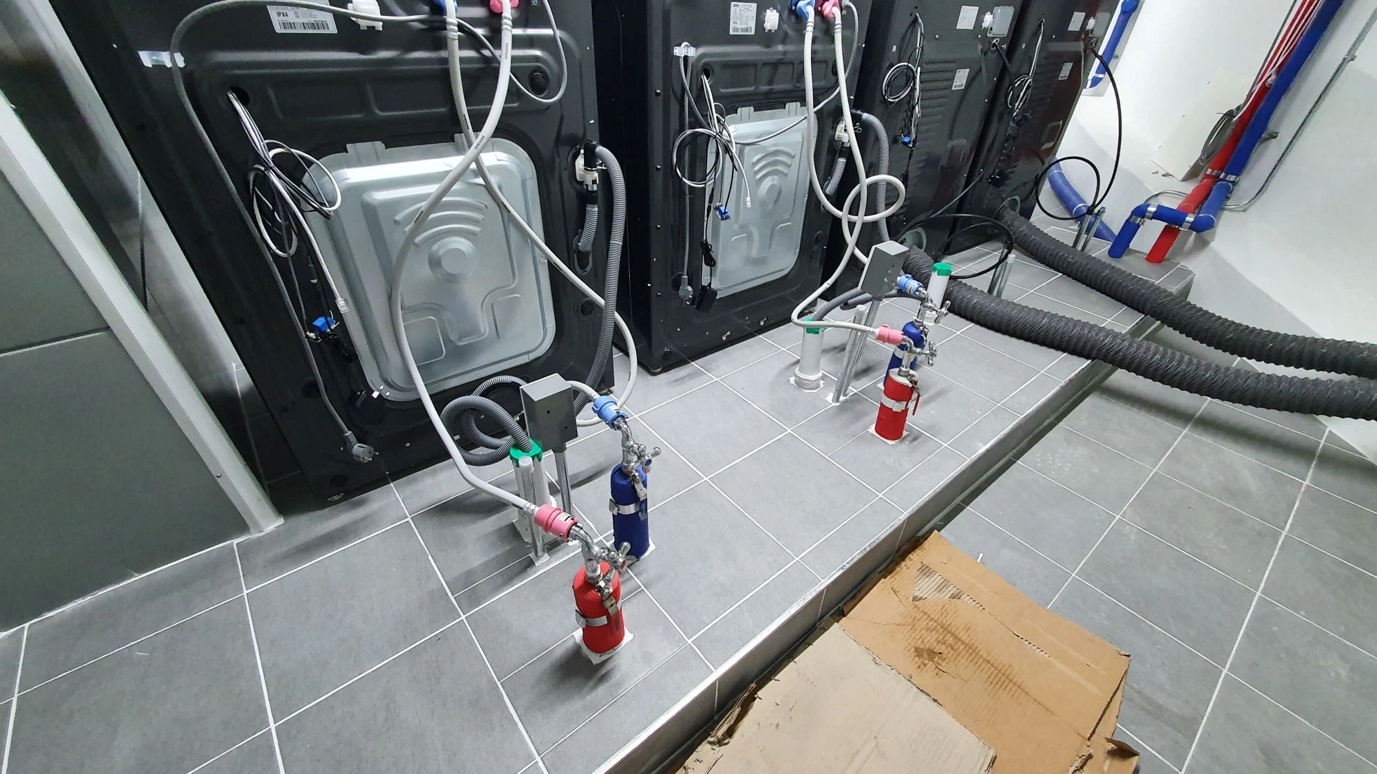 코인세탁기 급수 배수 설비 시설