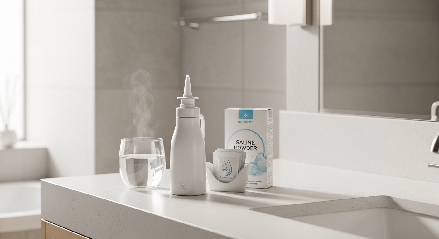 비염코막힘코세척식염수