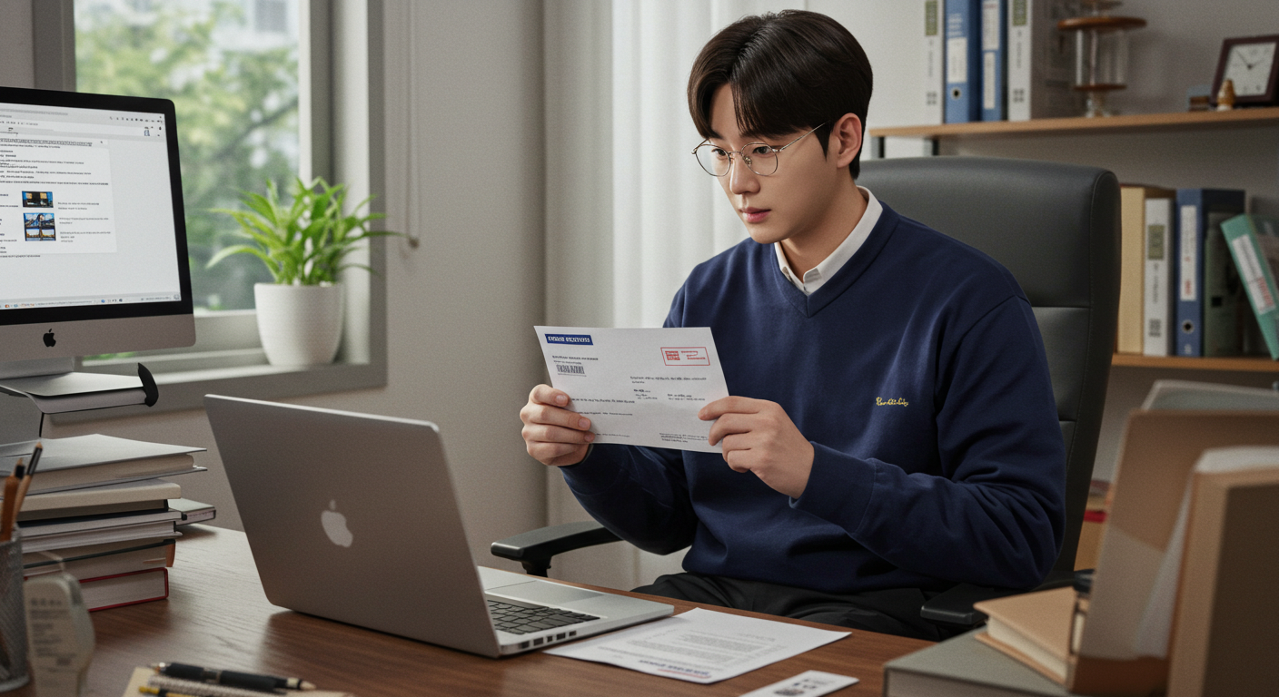 법원 등기 우편물 확인 기본 절차