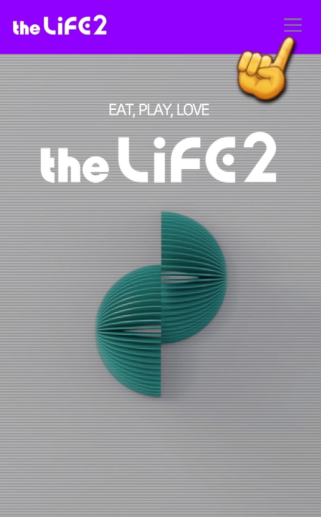 The-Life2(더라이프2)-편성표-및-채널번호-확인-방법-안내-홈페이지에-접속하면-오른쪽-상단의-三줄(메뉴)-버튼을-클릭하세요.