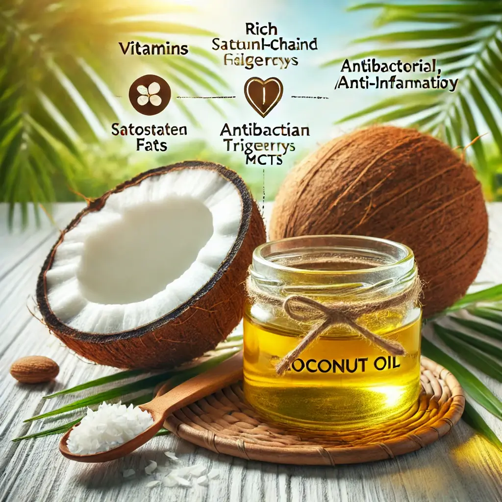 코코넛 오일 성분 분석, 건강에 미치는 영향