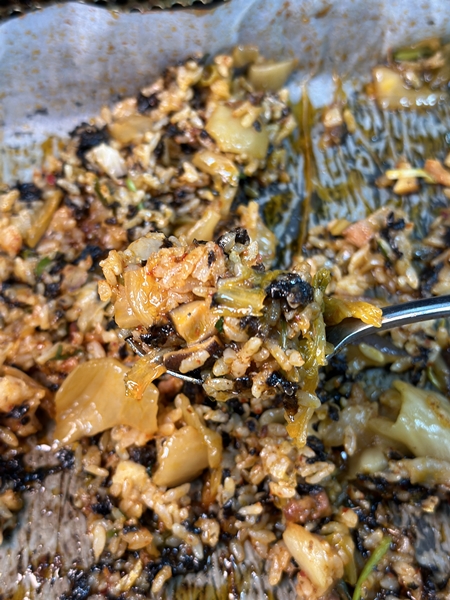 꼬꼬오리주물럭 볶음밥