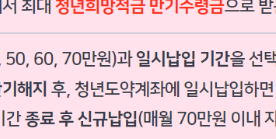청년희망적금 만기 청년도약계좌 전환