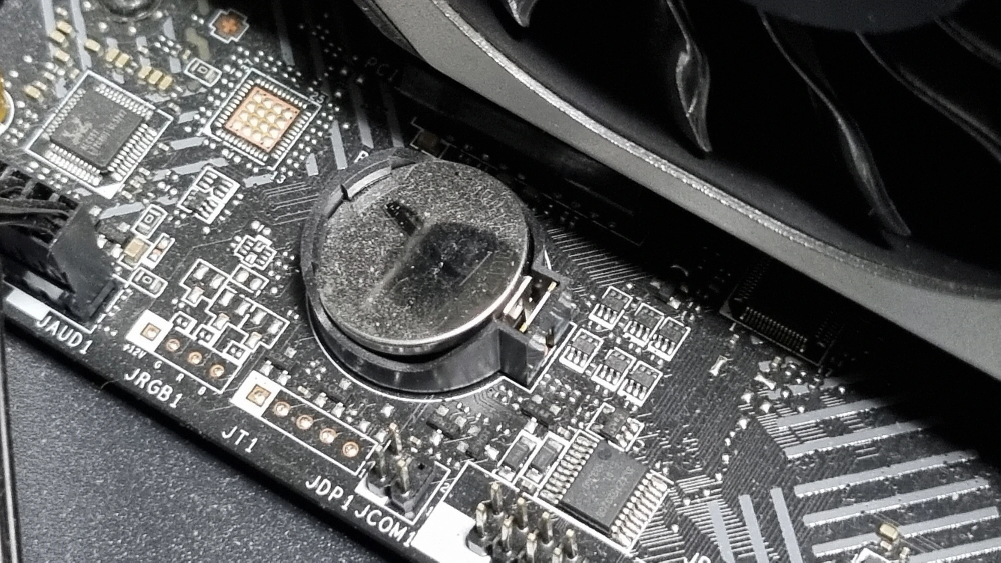 빠진 메인보드 배터리