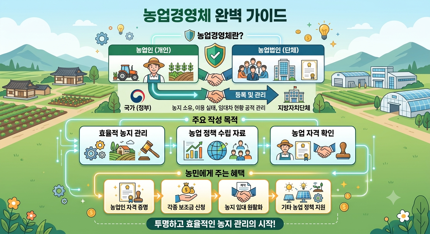 직장인도 농업경영체 등록 가능? 절차, 방법, 서류, 팁, 지원 혜택 9!!