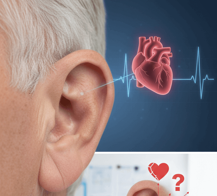 귓불, 심장, 노인, 귀모양, 귀