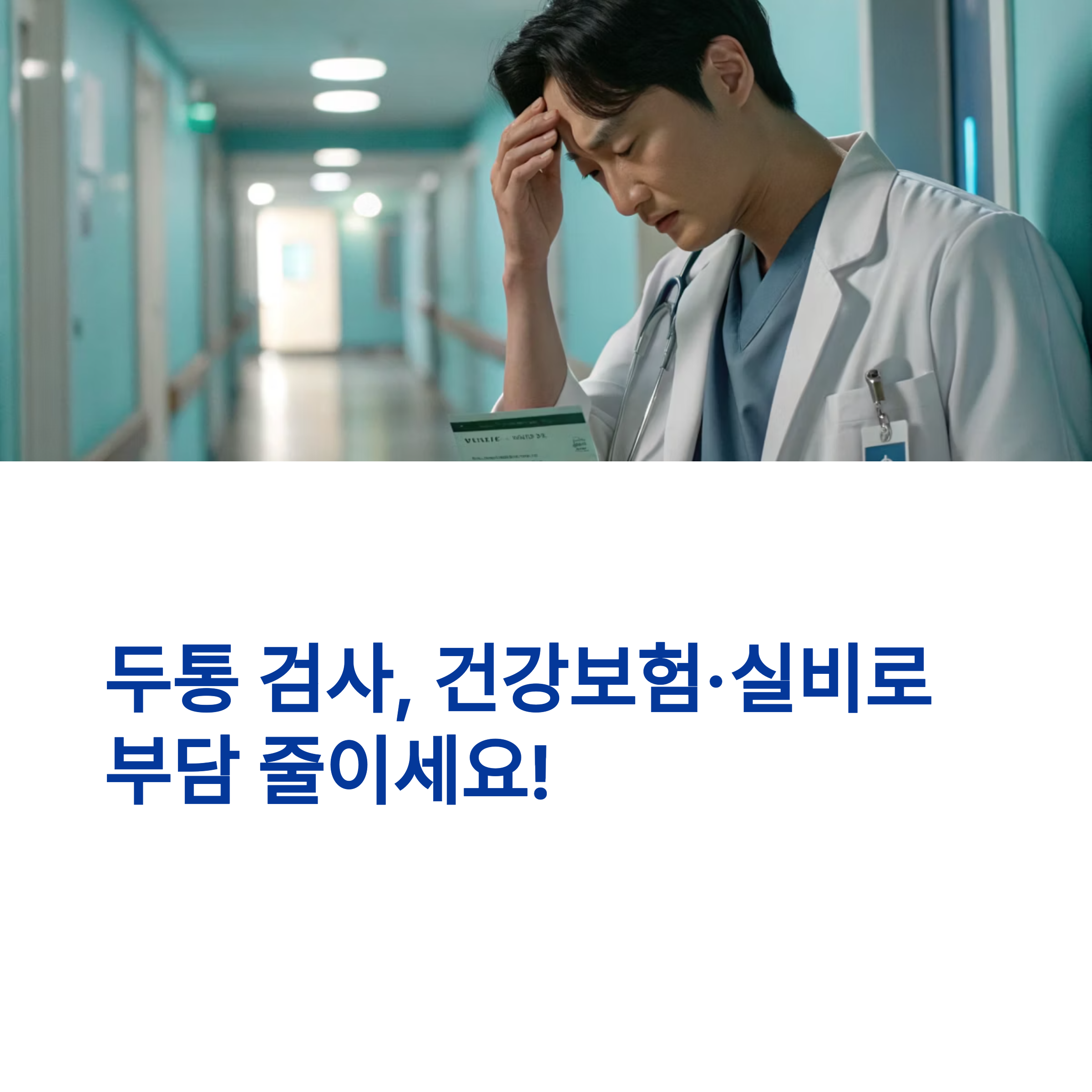 두통 검사, 건강보험 실비로 부담 줄이세요
