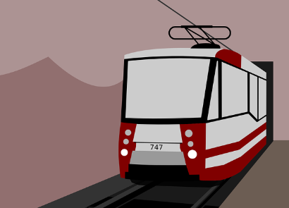 철도 파업과 관련한 지하철 그림