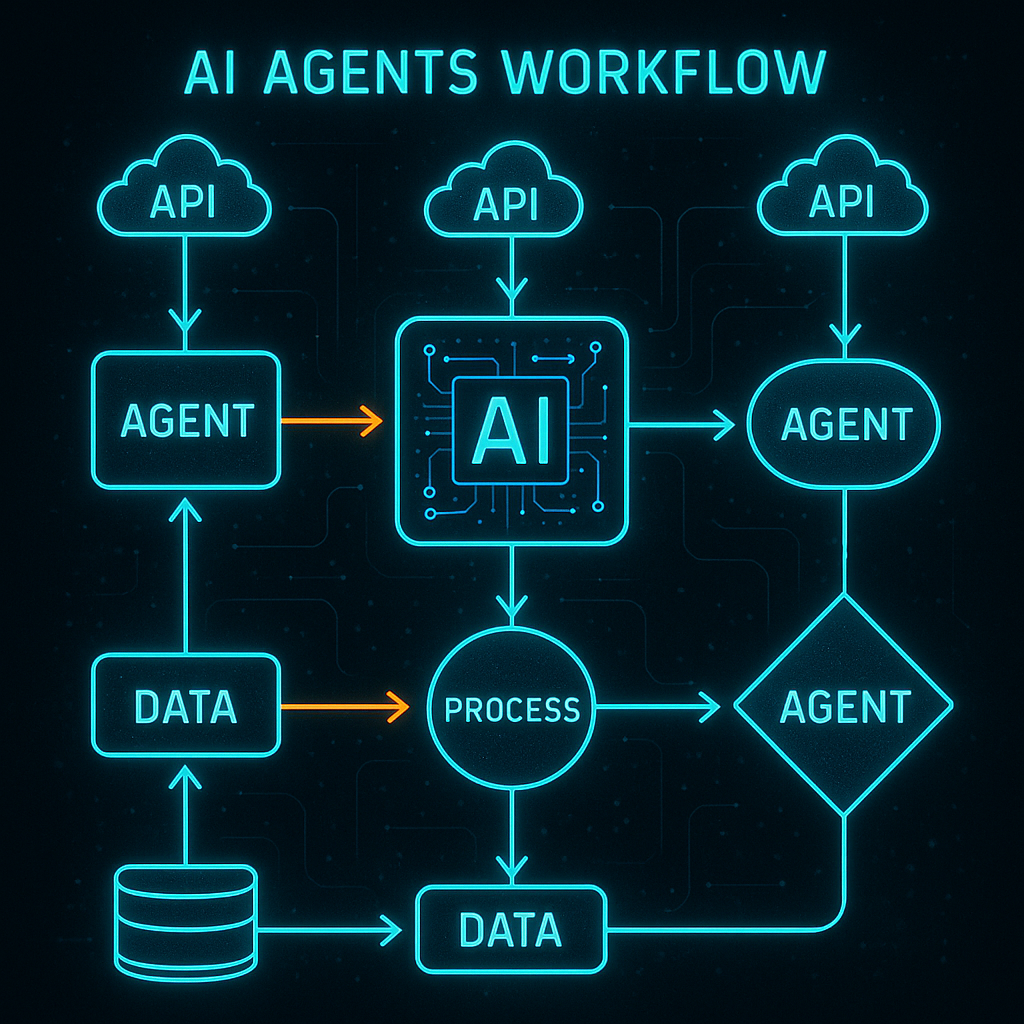 Mistral AI 에이전트 워크플로우 구조도