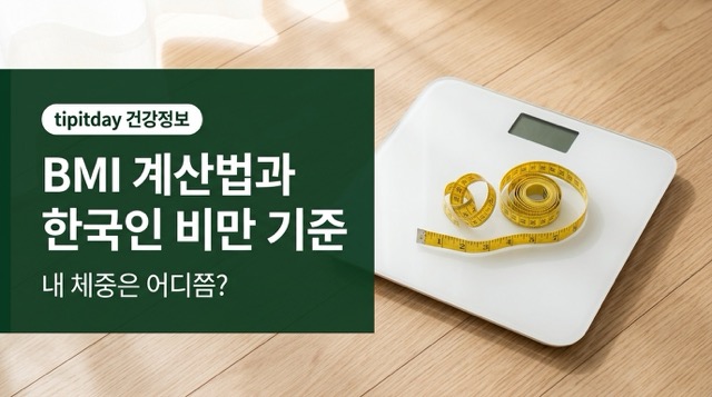 BMI 계산법과 한국인 비만 기준