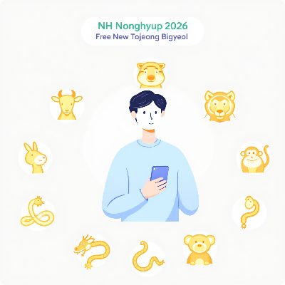 2026년 농협 신년운세 무료 신토정비결 이미지