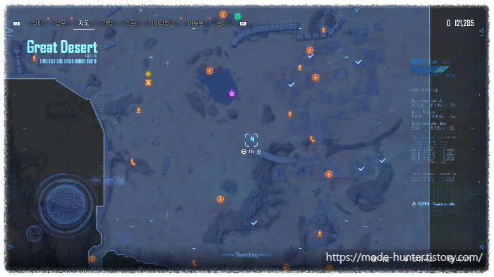 희귀한 물고기 가는길 지도