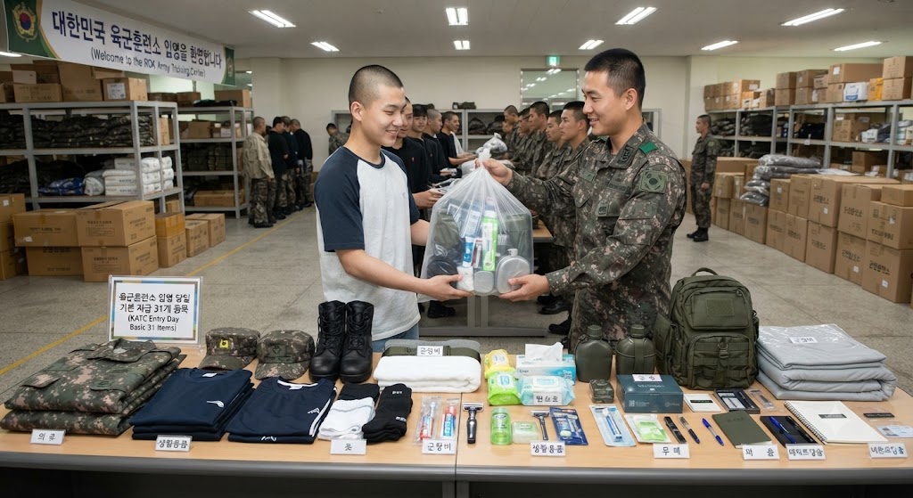 훈련소 보급품지급