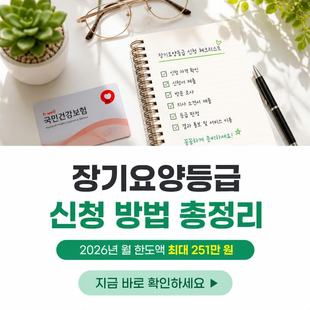 장기요양등급 신청 방법과 등급별 혜택 정리