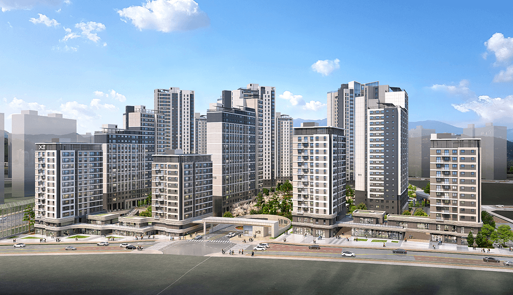 운정 자이 시그니처 조감도