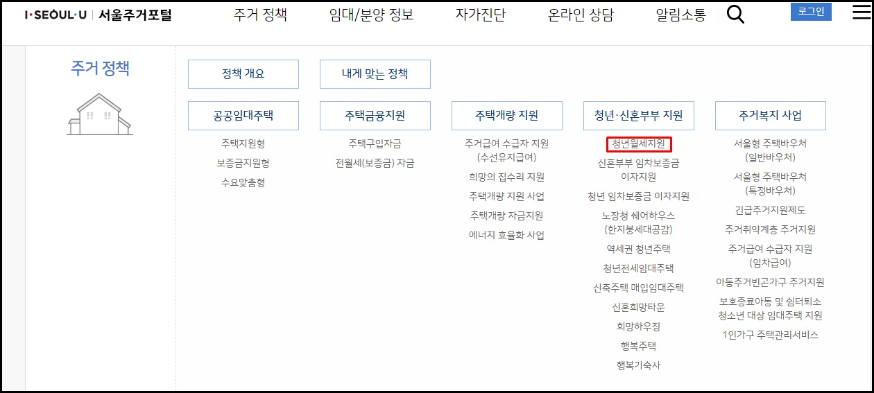 청년 월세 지원