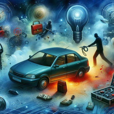 빛과 색의 조화로 다양한 아이디어가 나타나는 장면.