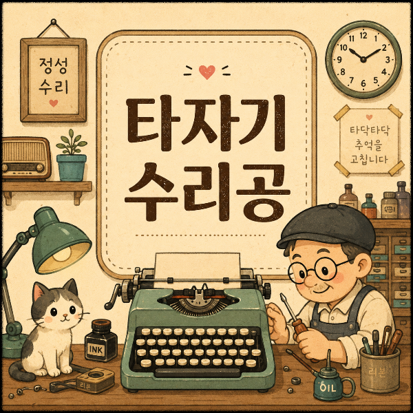 종이 위의 마지막 소리를 지키던 사람, 타자기 수리공 이야기
