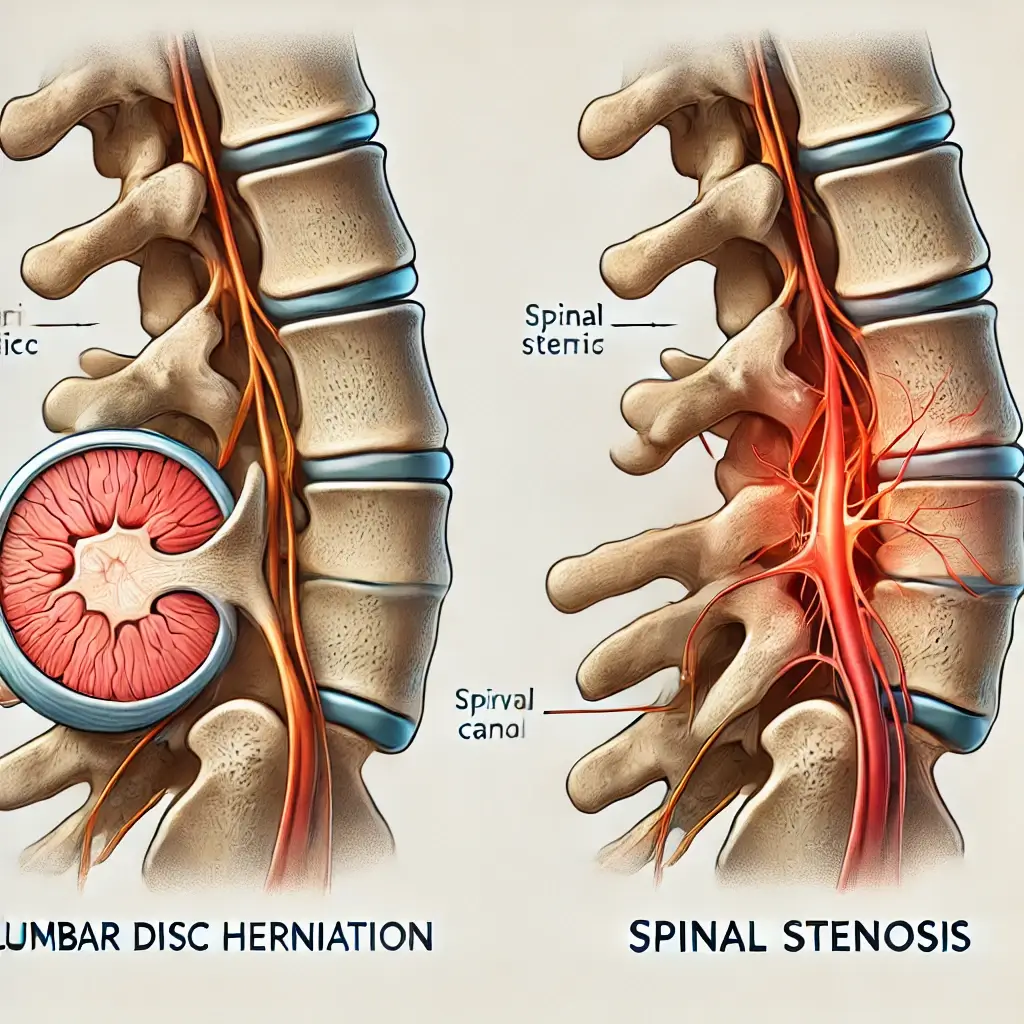 허리디스크와 척추관협착증
