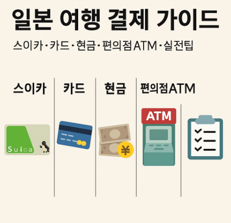 결제 방법을 설명하는 아이콘 이미지