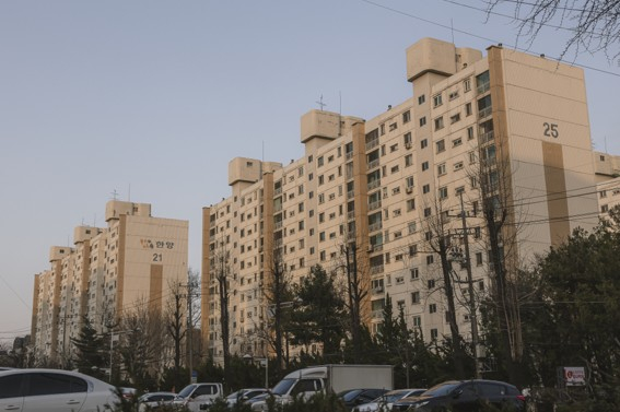 송파한양2차아파트 단지 전경.