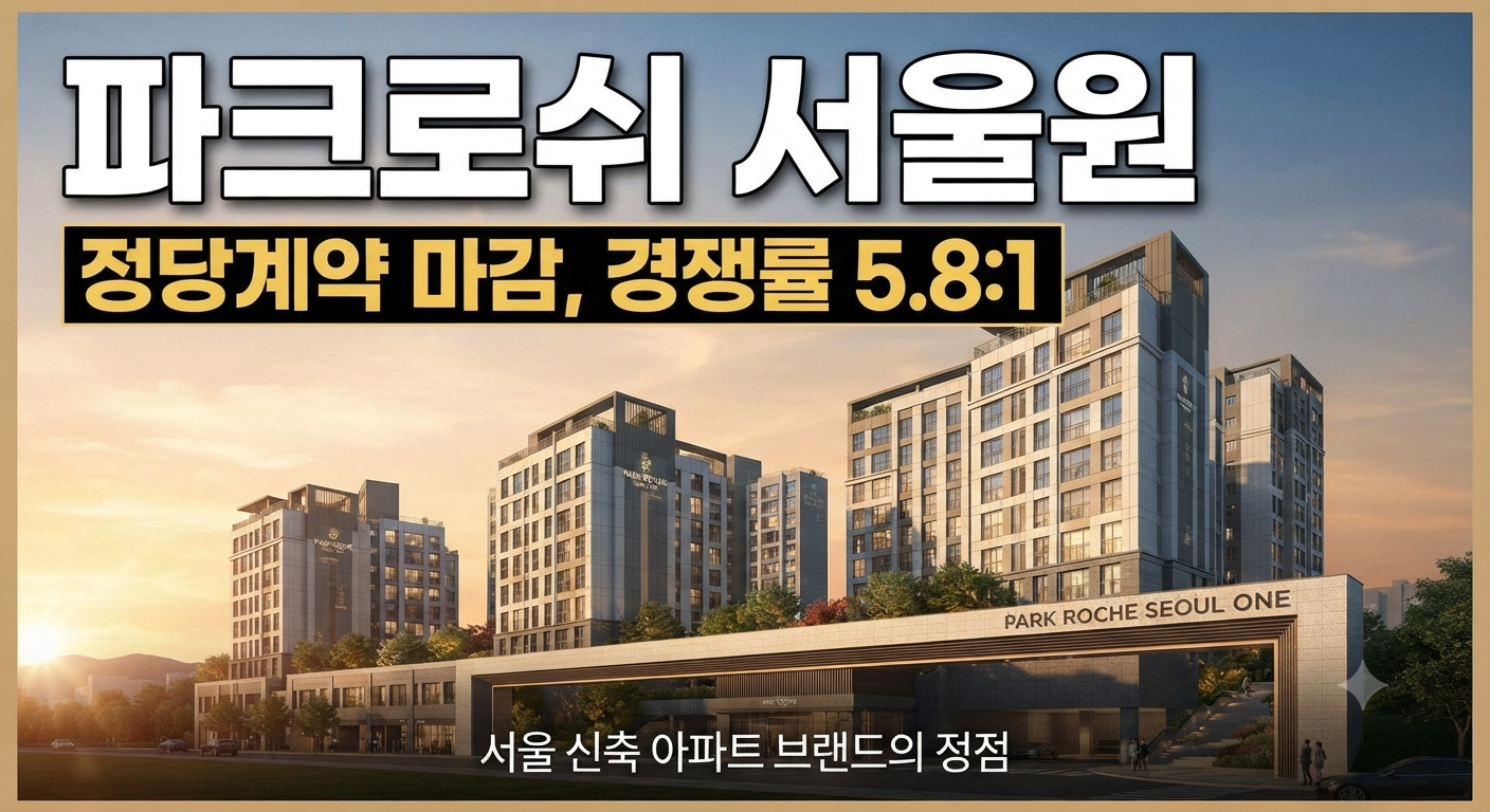 파크로쉬 서울원 정당계약 마감