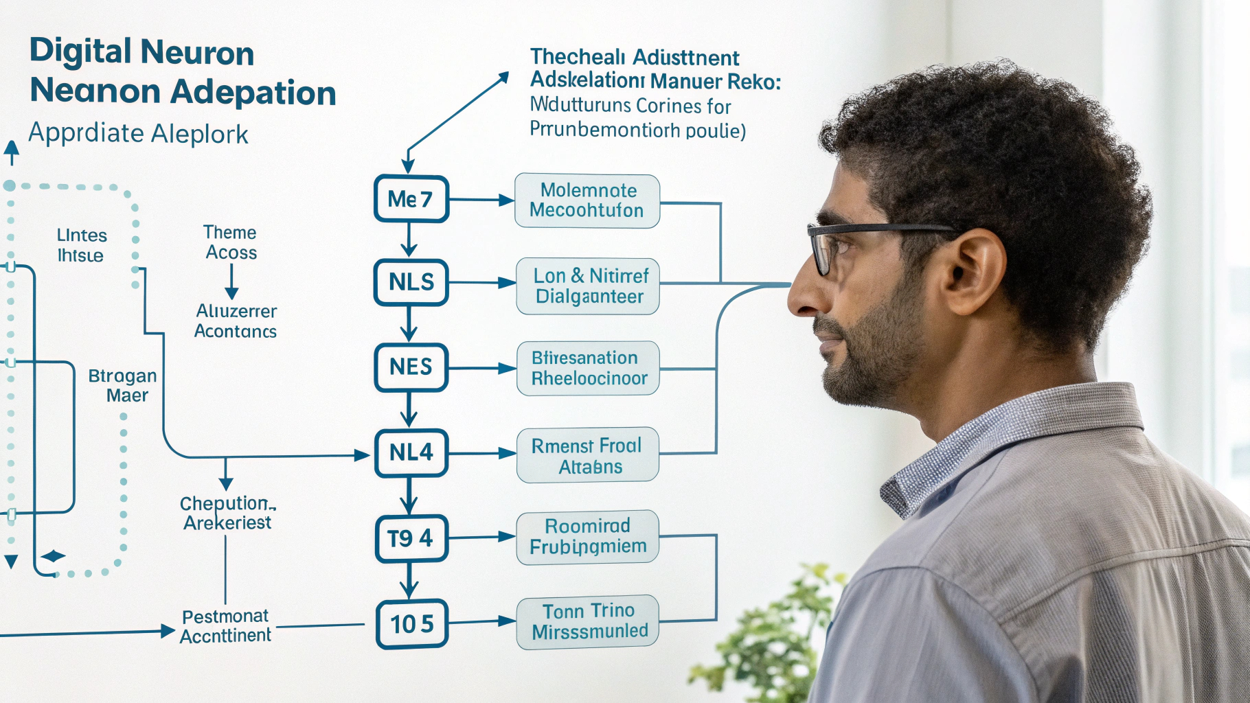디지털 뉴런 적응 알고리즘 흐름도