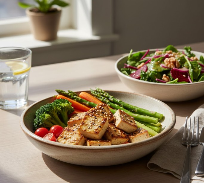 저지방 고식이섬유 식단