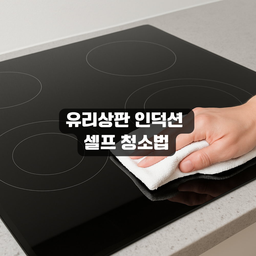 유리상판 인덕션 셀프 청소법