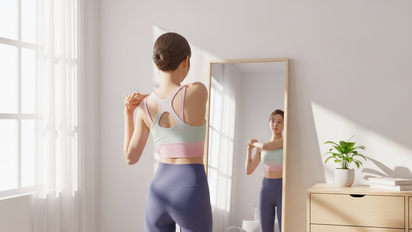 라운드숄더&amp;#44; 승모근스트레칭&amp;#44; 골반불균형