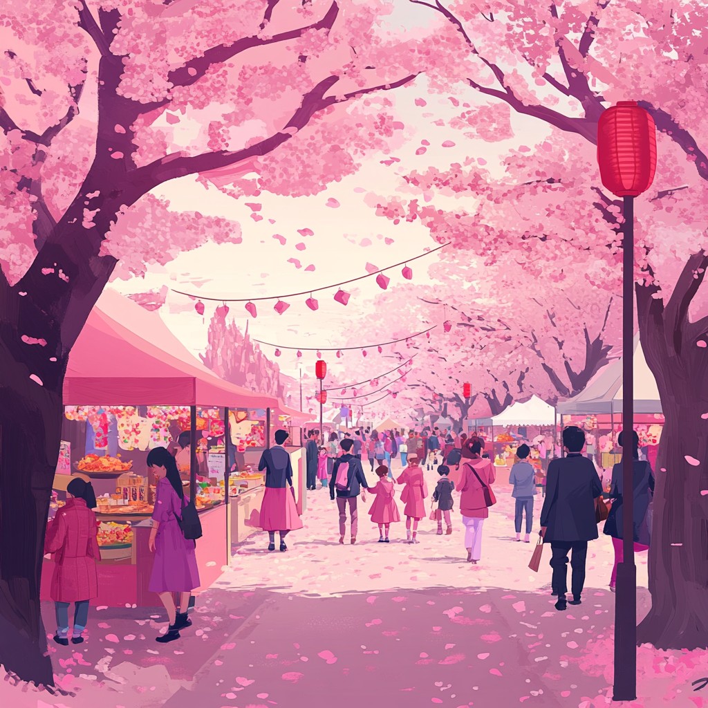 벚꽃 축제 사진
