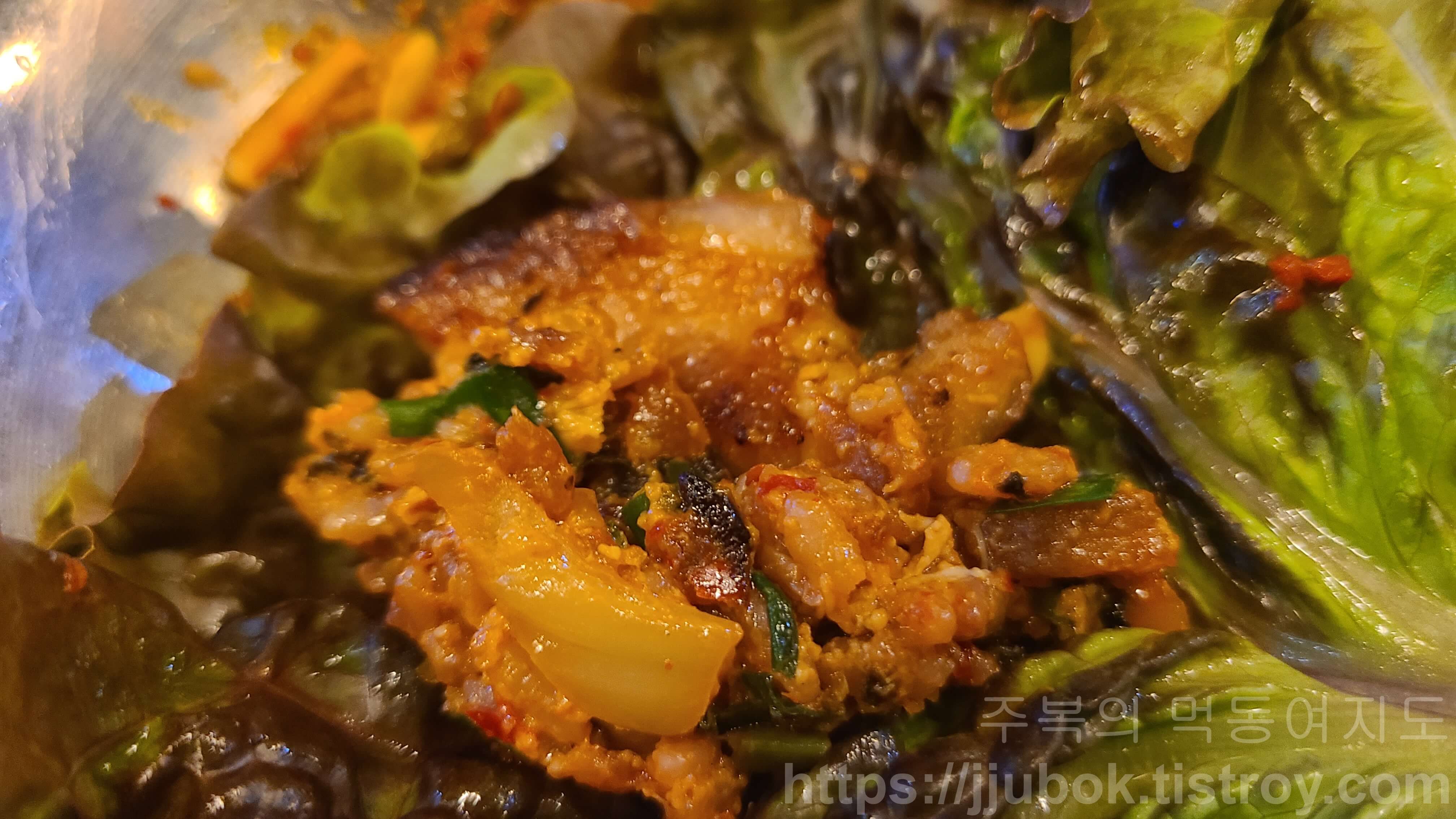 삼식이네고깃집-볶음밥-상추쌈