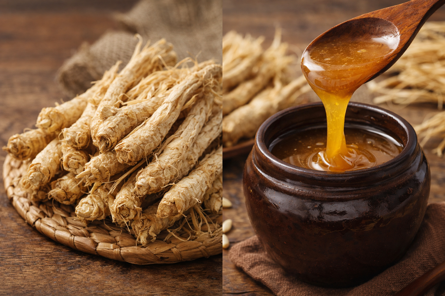 목 건강에 도움을 주는 사포닌 성분이 풍부한 도라지 뿌리 사진