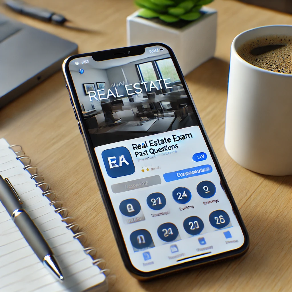 스마트폰 앱에서 기출문제 다운로드 화면