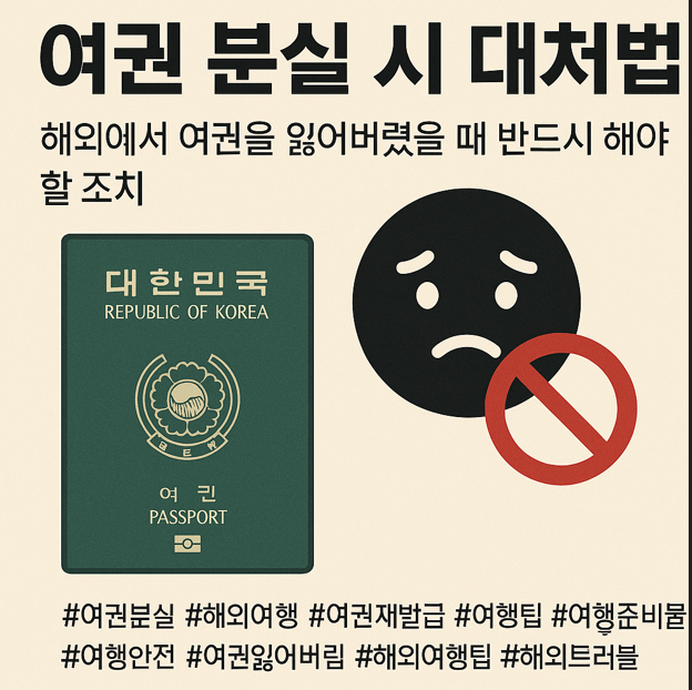 여권 분실 시 대처법