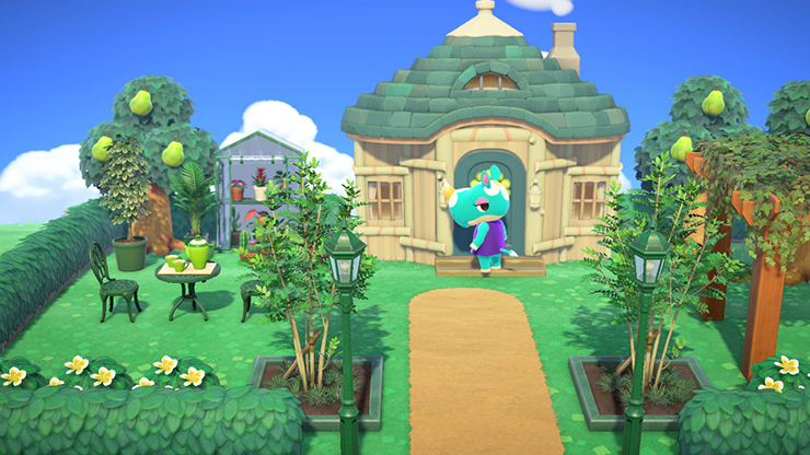 페튜니아 - 그린 룸 / 모동숲 해피홈 파라다이스