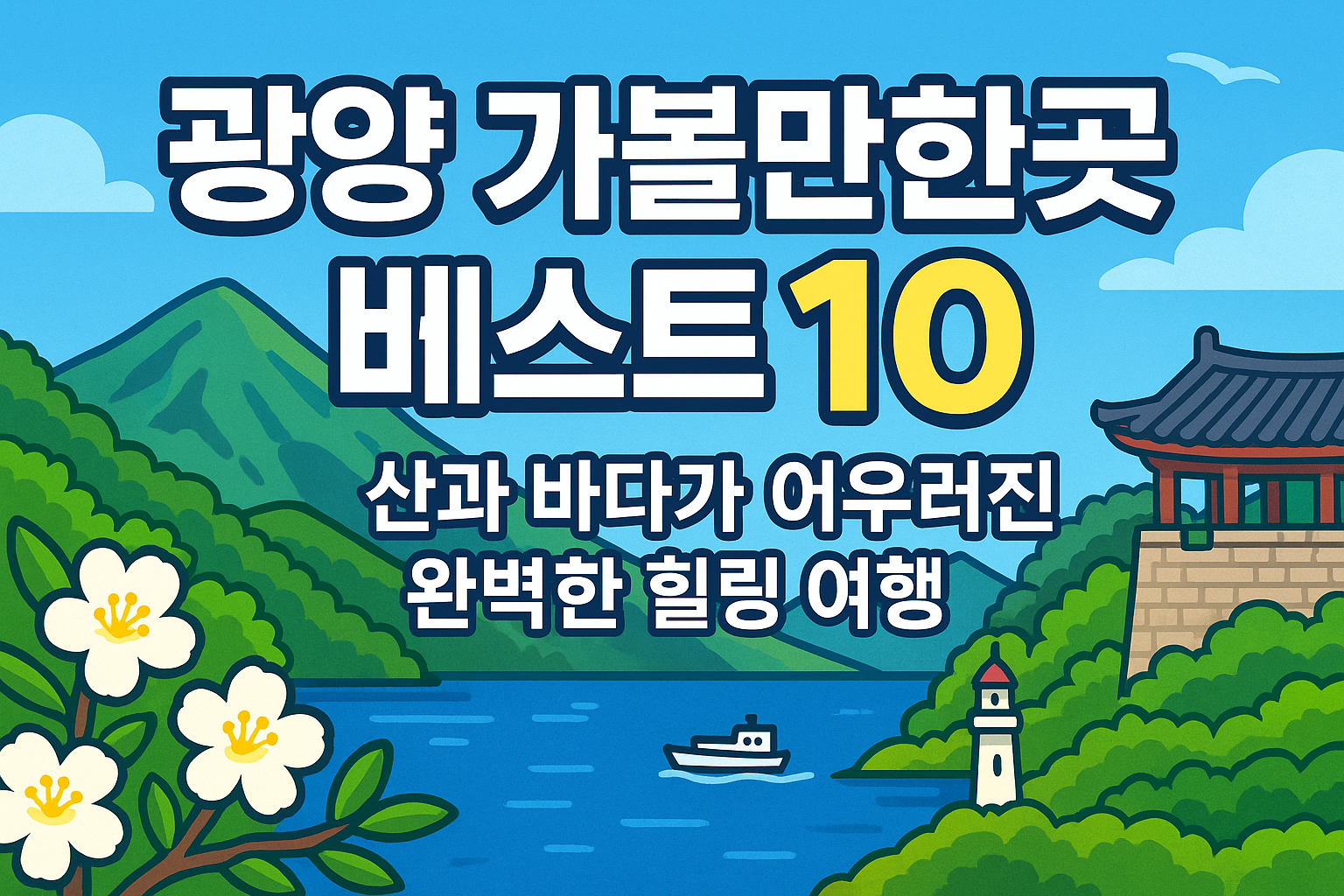 광양 가볼만한곳 베스트10