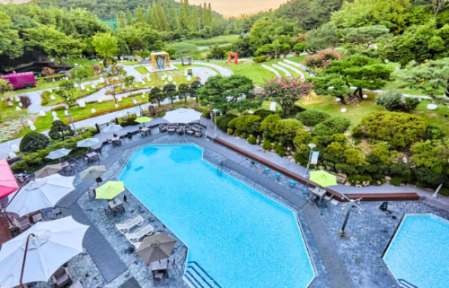 경주 코오롱호텔 수영장