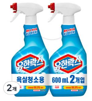 유한양행 욕실청소용 세제&#44; 600ml&#44; 4개