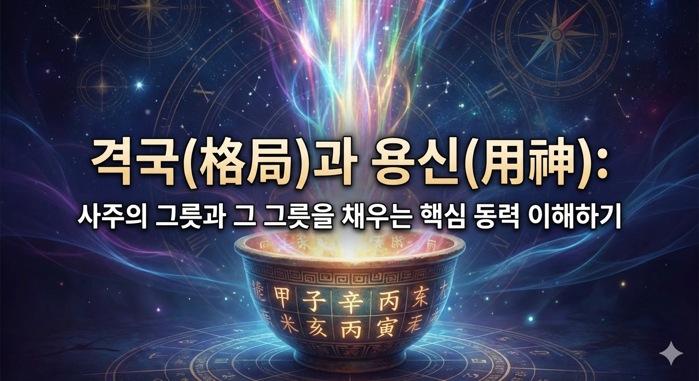 사주의 그릇과 그것을 채우는 핵심 동력 이해하기