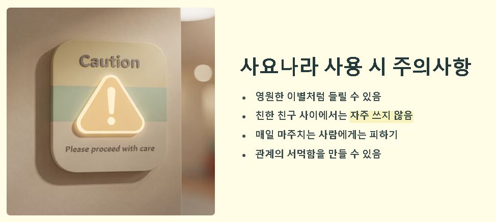 사요나라의 뜻