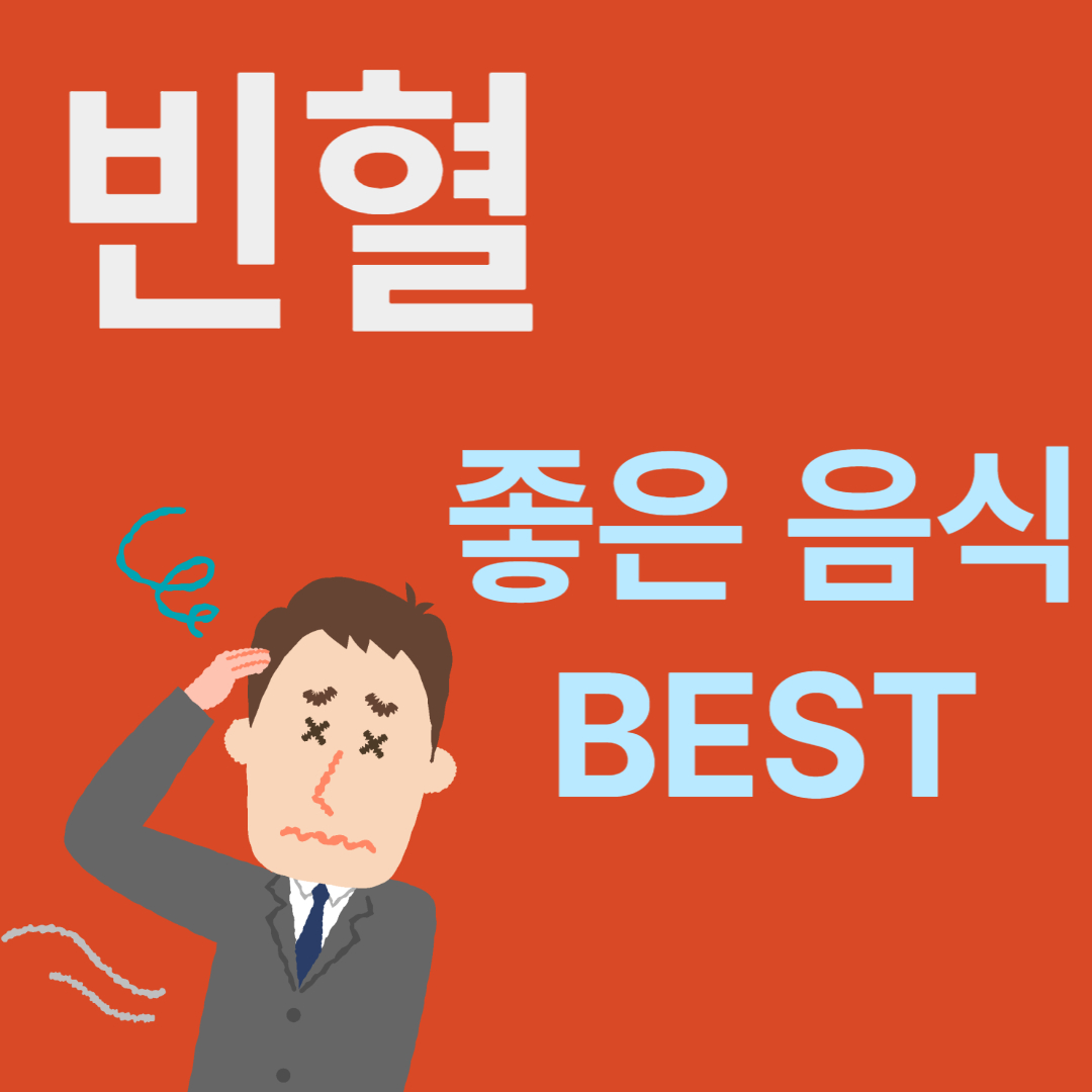 빈혈 좋은 음식 추천 베스트