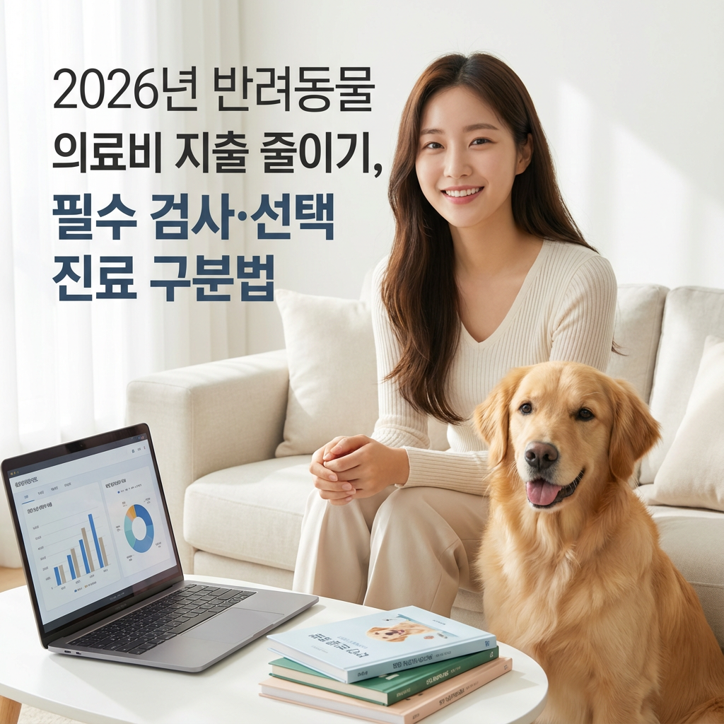 2026년 반려동물 의료비 지출 줄이기 | 필수 검사·선택 진료 구분법